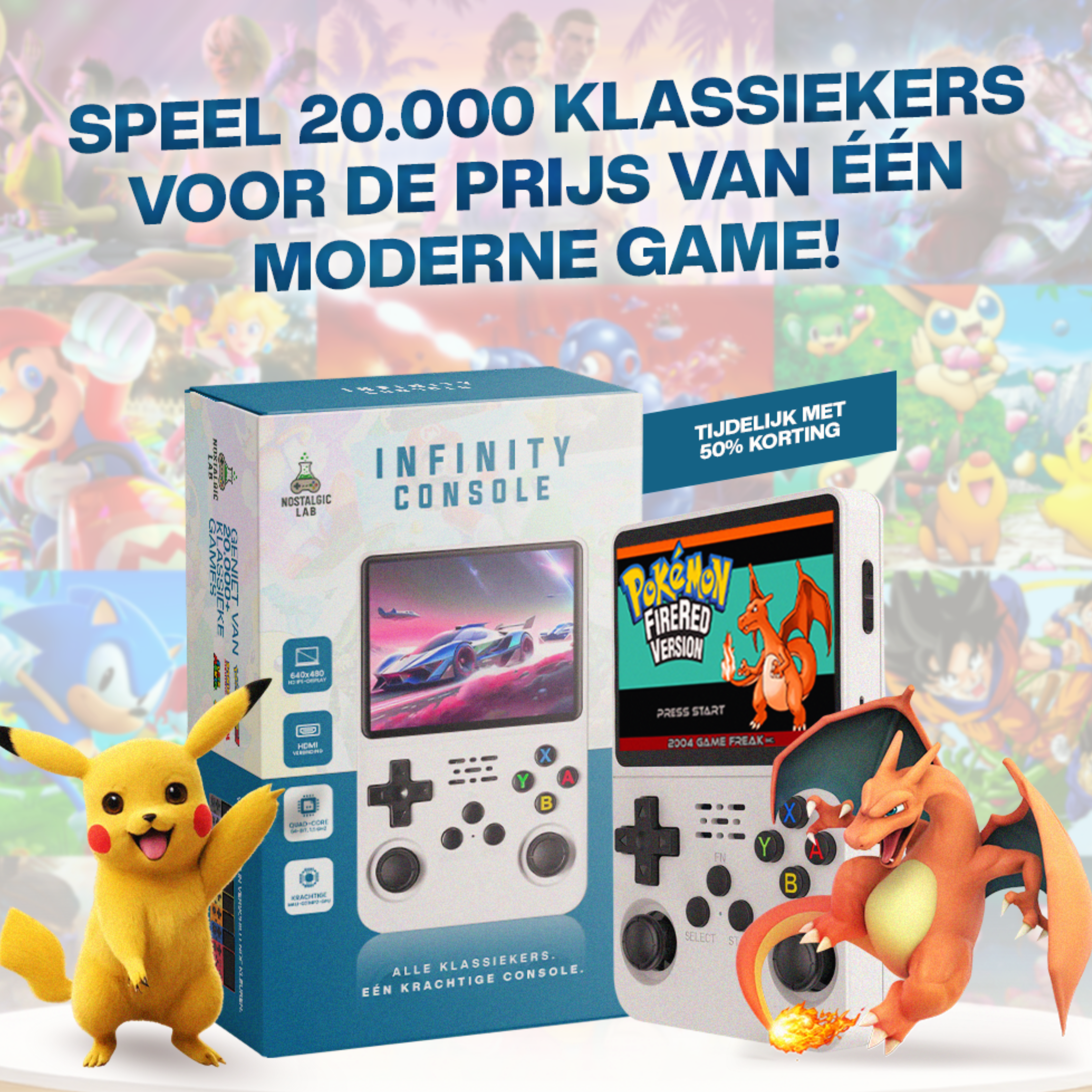 Infinity Console™ | Alles in één Retro Gaming